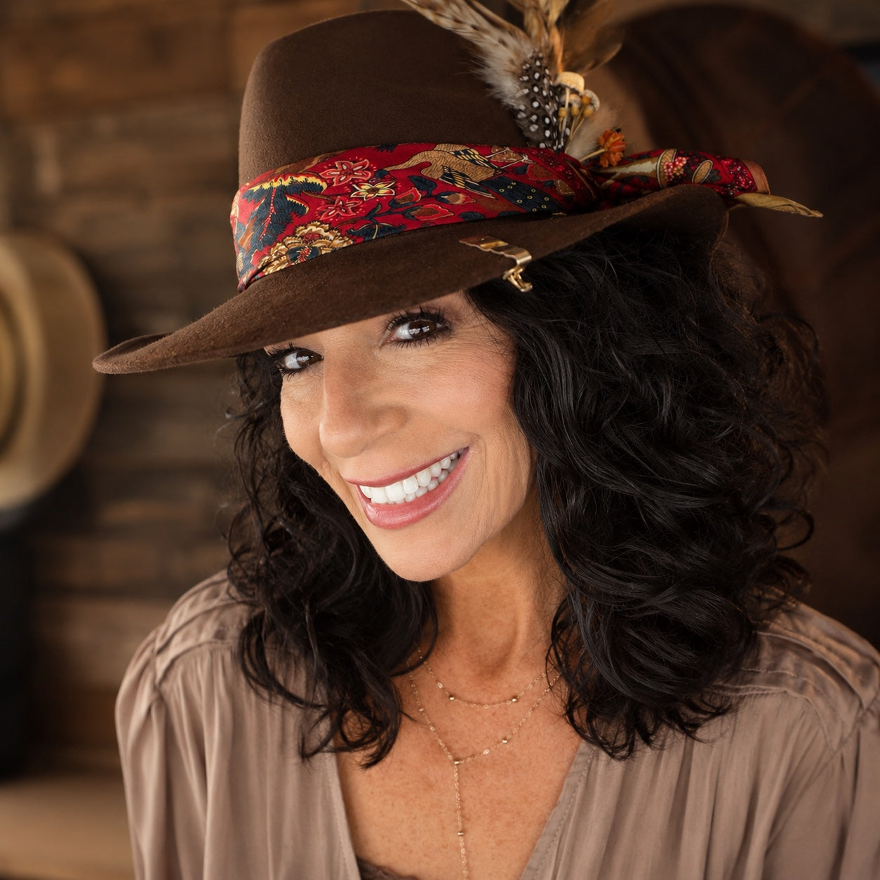 Cheryl, founder and hat artist of Bleubird Hat Co.
